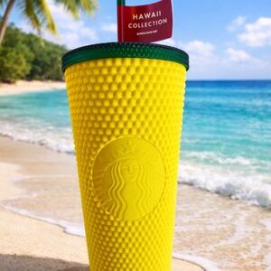 Hawaii Collection Tumbler 24 0z Starbucks Exclusive Pineapple Studded